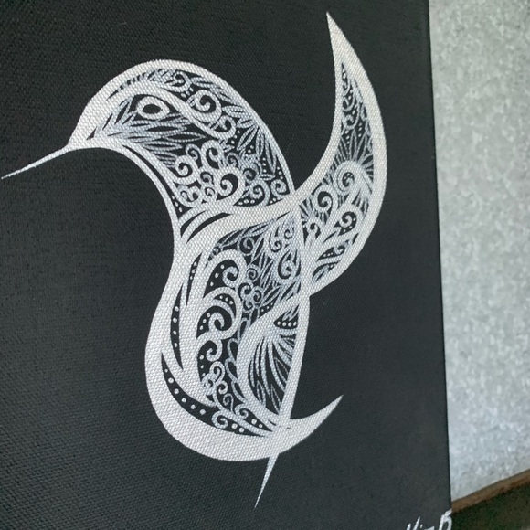 Lovely Star * Original Painting 
Hummingbird - Picture 2 of 9